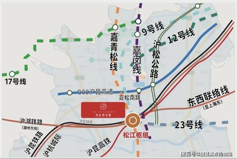 高铁,地铁,城际铁路,有轨电车四网融合,扩建后的松江南站,引入沪苏湖