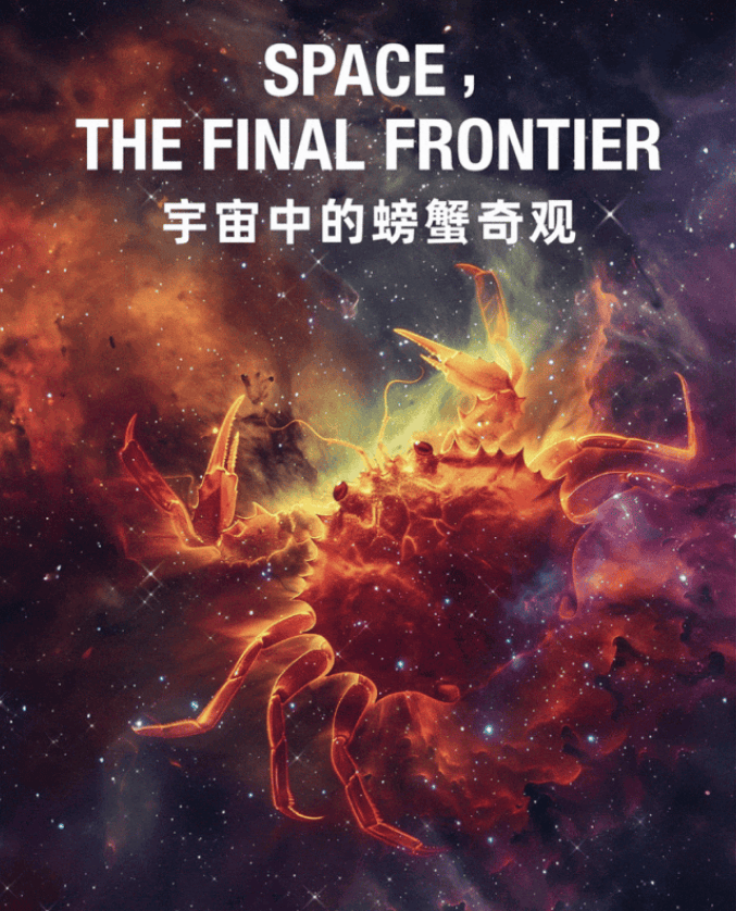 俄罗斯蟹业集团带你进入宇宙世界 挖掘螃蟹星系奇观