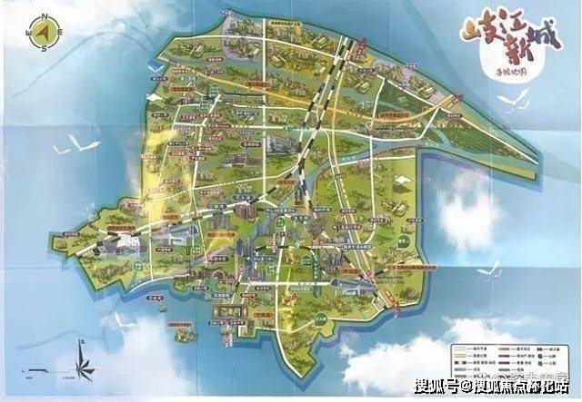 岐江河地理位置图片
