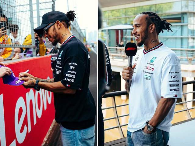 简单的黑白t恤搭配也分分钟出圈儿~亮相tommy hilfiger派对时,他还和