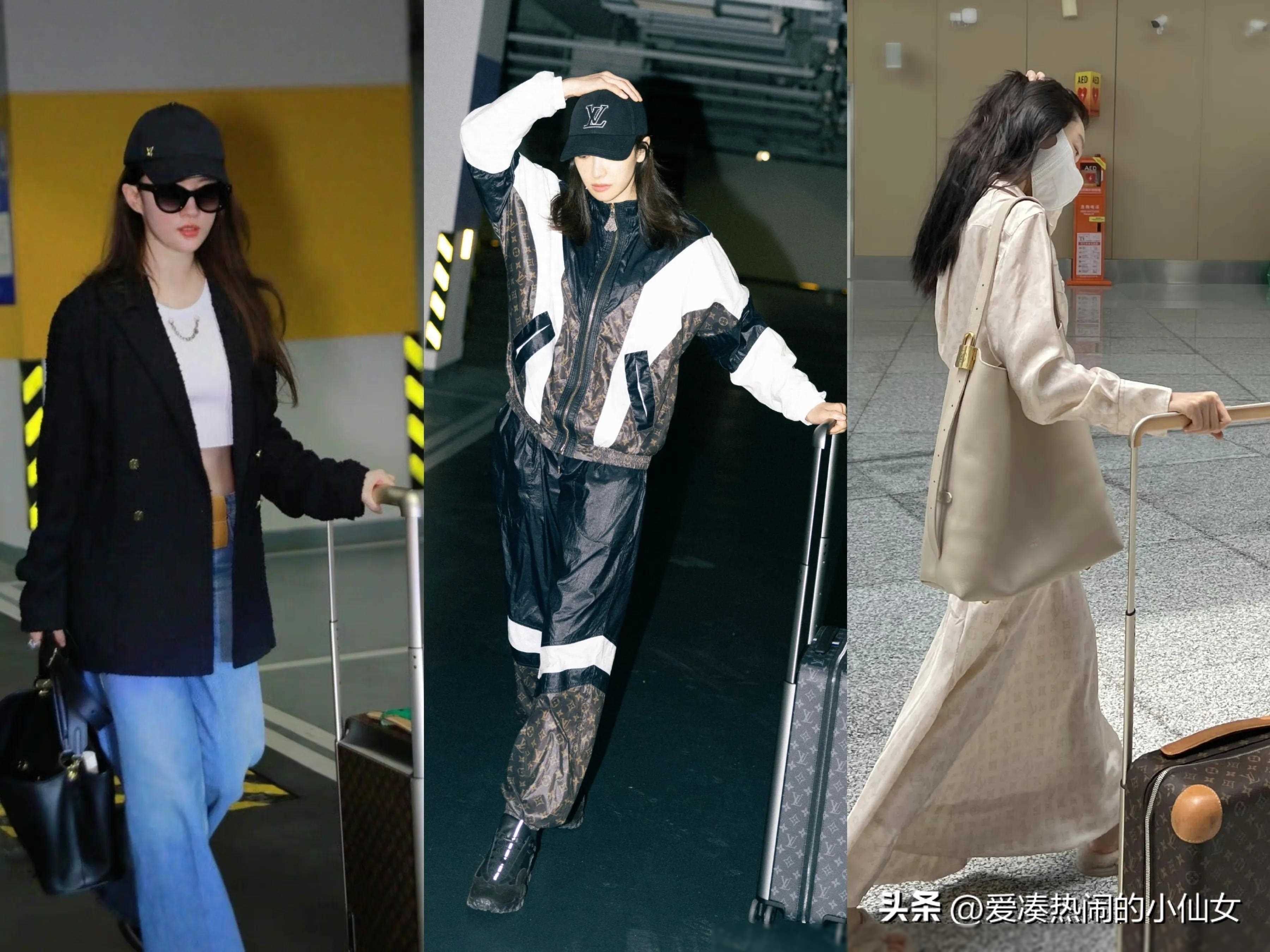 lv上海大秀:刘亦菲优雅,金晨时尚,钟楚曦时髦高挑引关注!
