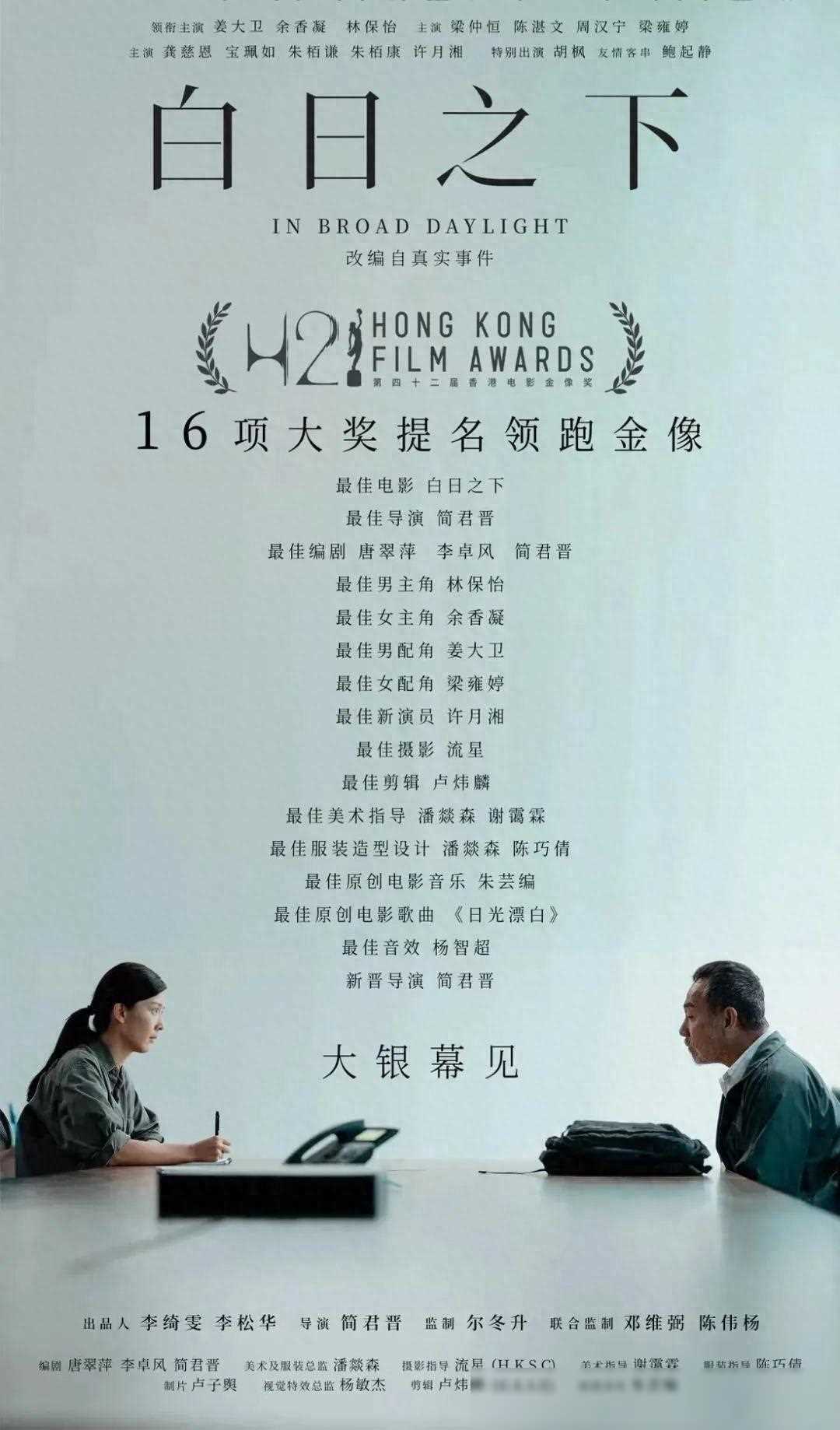 金像奖获奖名单揭晓,备受期待华语电影正式发布!