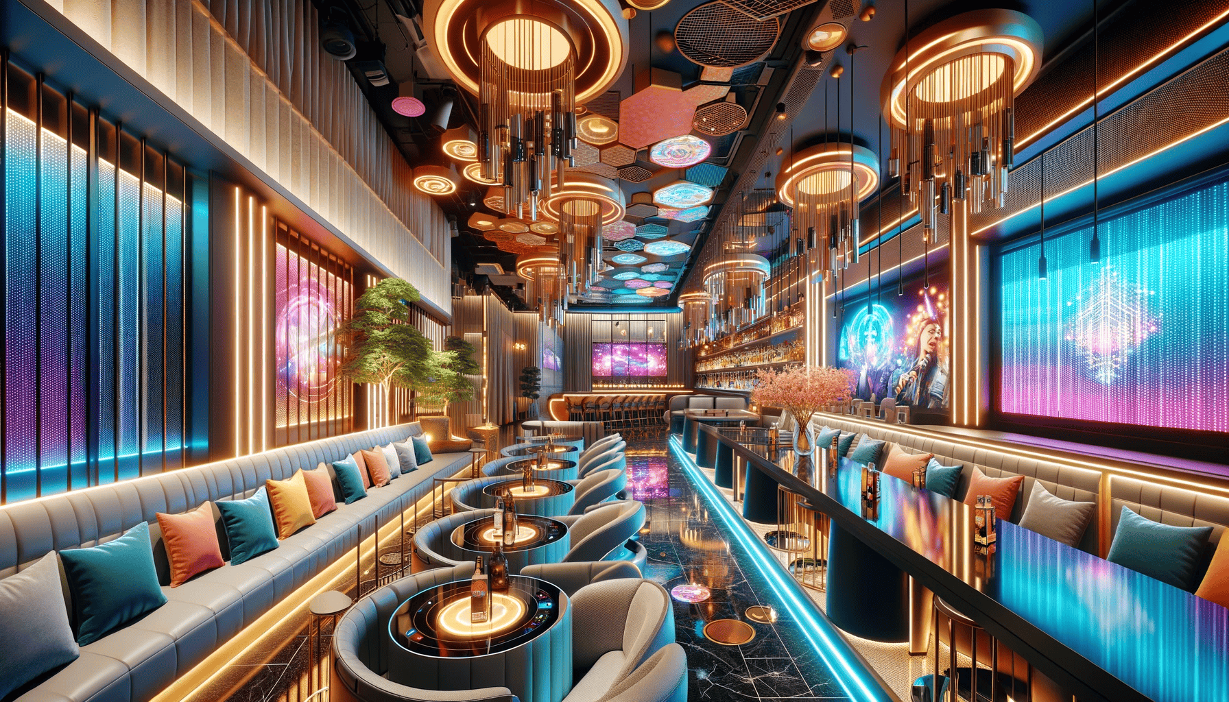 ktv装修新风尚:如何将巨嗨等顶级点歌设备融入音视频盛宴