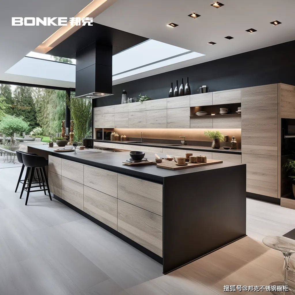厨房也有自己的"灵动岛"——多功能岛台!bonke邦克_空间_生活_设计