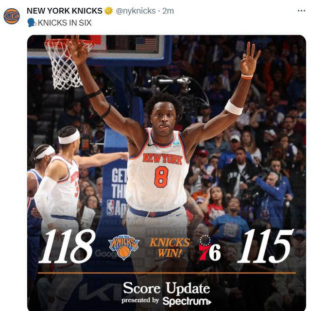 尼克斯胜费城引热议:约什-哈特的致胜一击备受赞誉