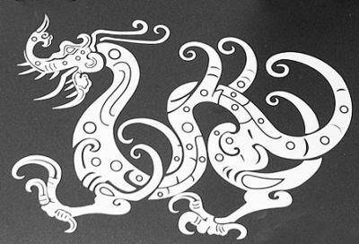 的奥尔梅克文化,也就是在这里,考古专家发现了两条中国龙:鼍龙和螭龙