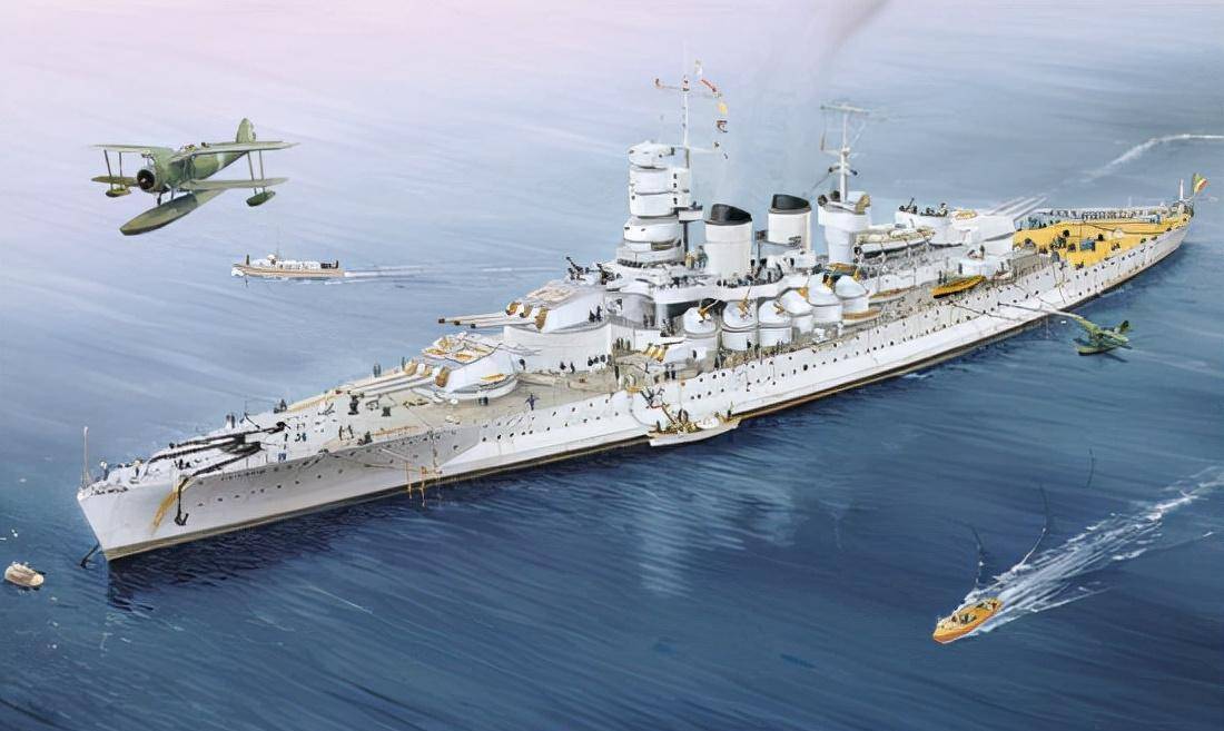 上将安祖·亚基诺,他的旗舰正是大名鼎鼎的意大利海军战列舰维内托号