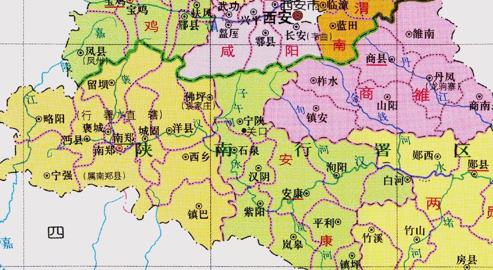 陕西省的区划变动,10个地级市之一,汉中市为何有11个区县?