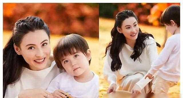 张柏芝三子真容曝光了!小儿子简直跟妈妈一个模子刻出来的!