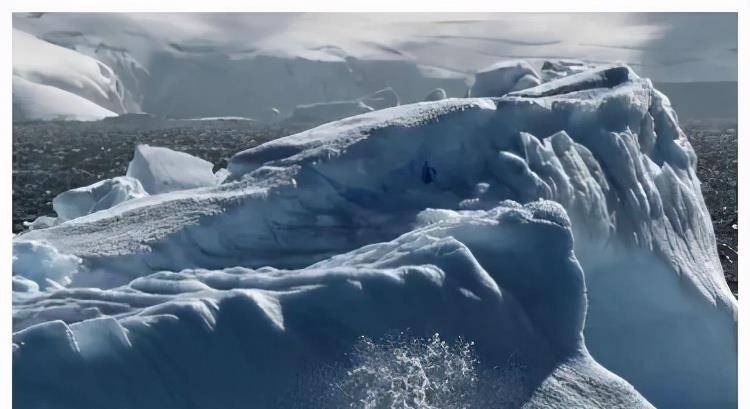 印度冰川断裂图片