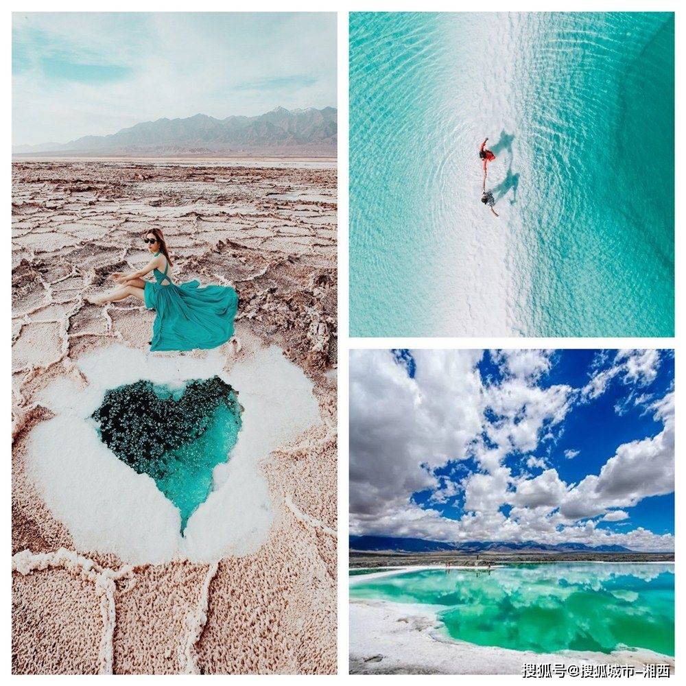 青海湖,祁连山,茶卡盐湖,鸣沙山月牙泉,莫高窟,张掖七彩丹霞……这条