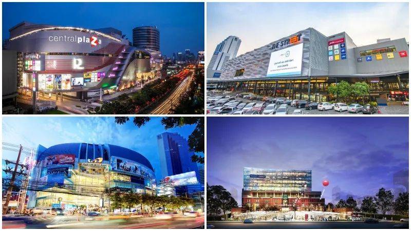 还能坐两站地铁到rama9购物中心,我们熟悉的尚泰, fortune town电子城