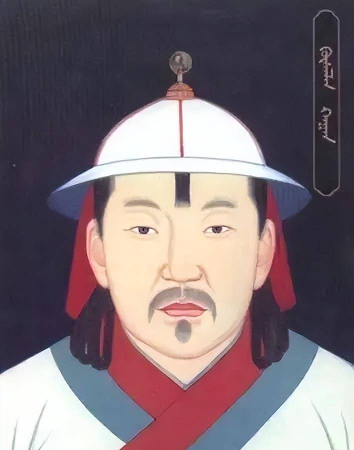 元顺帝画像元顺帝,名叫孛尔只斤-妥欢贴睦尔,1320-1370年.