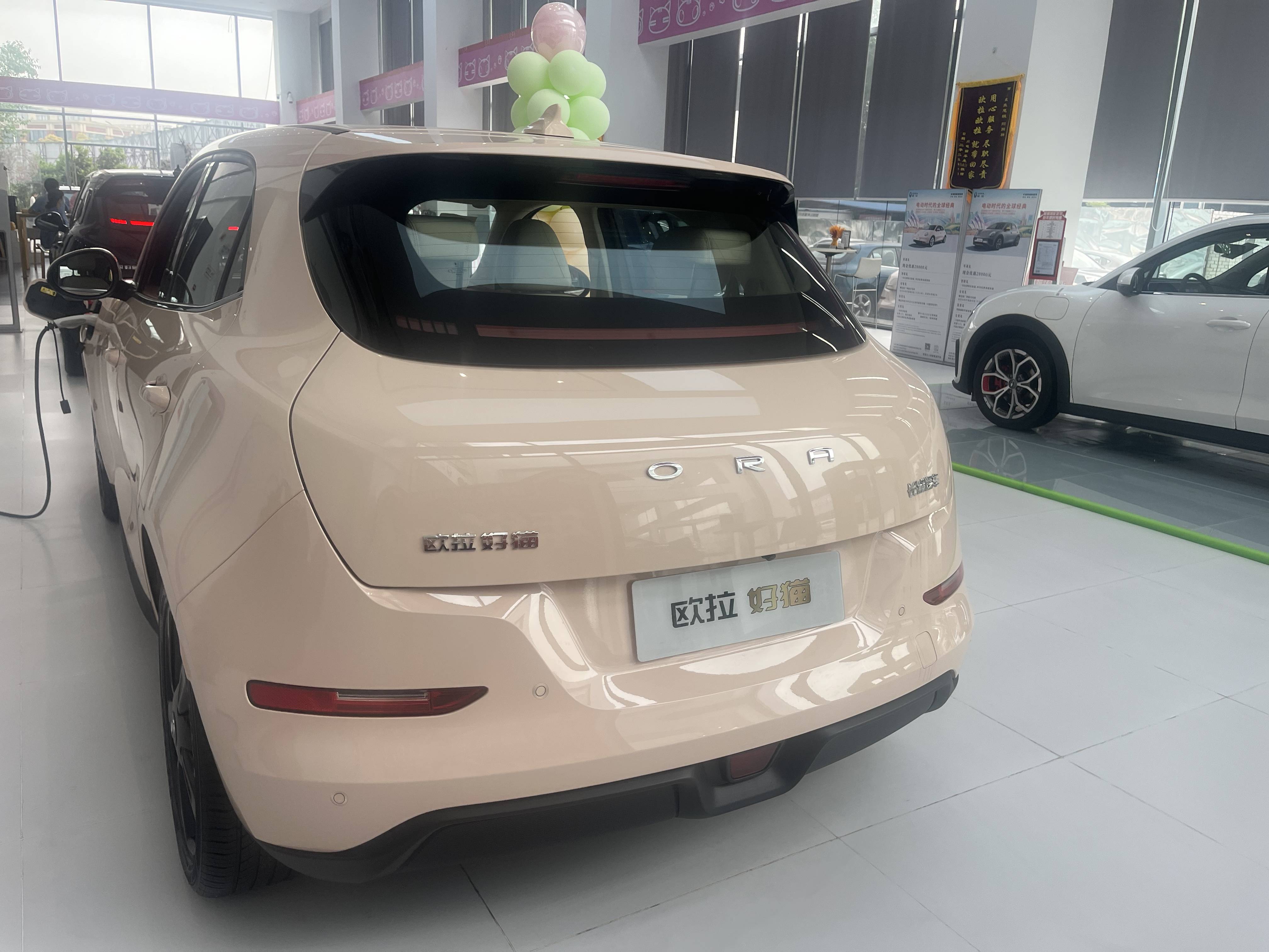 定位上属于小型车,目前这个级别热销的纯电动车在整个市场上,欧拉好猫