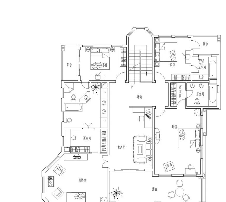 户型 户型图 平面图 864_770