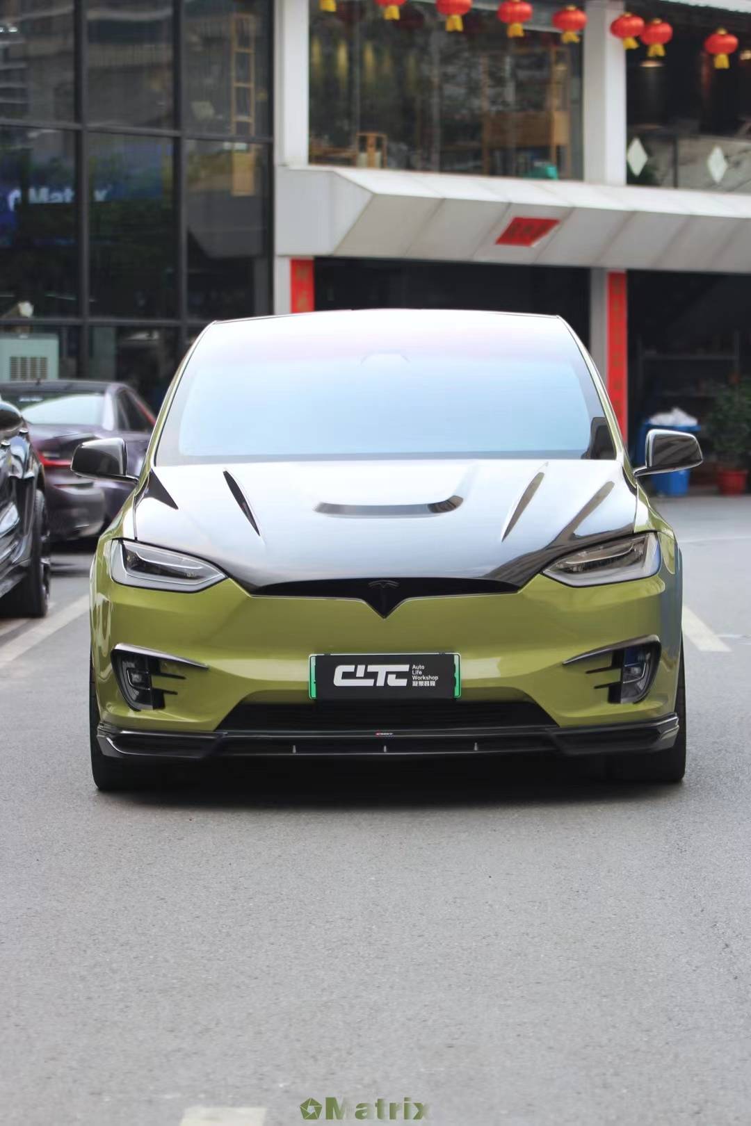 特斯拉model x-matrix矩阵豆蔻改色膜,充满了奇幻与浪漫