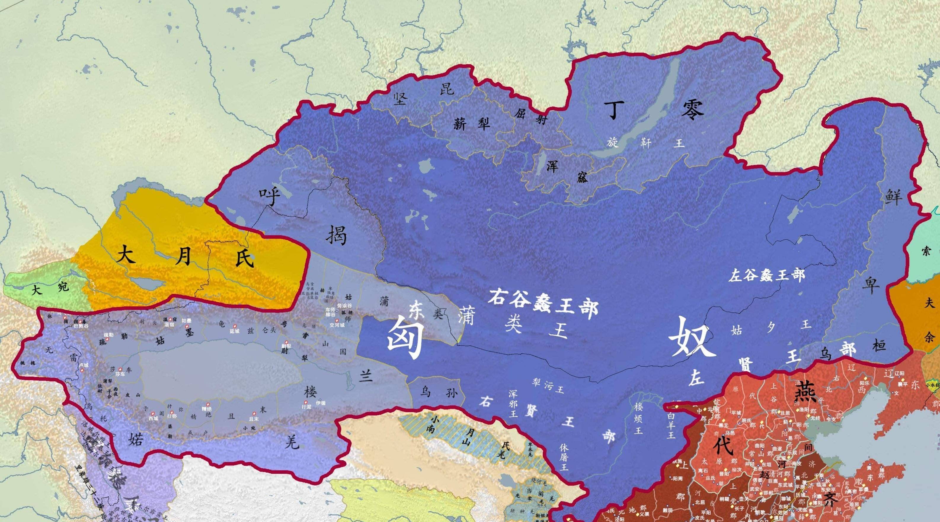 鲜卑族地图图片
