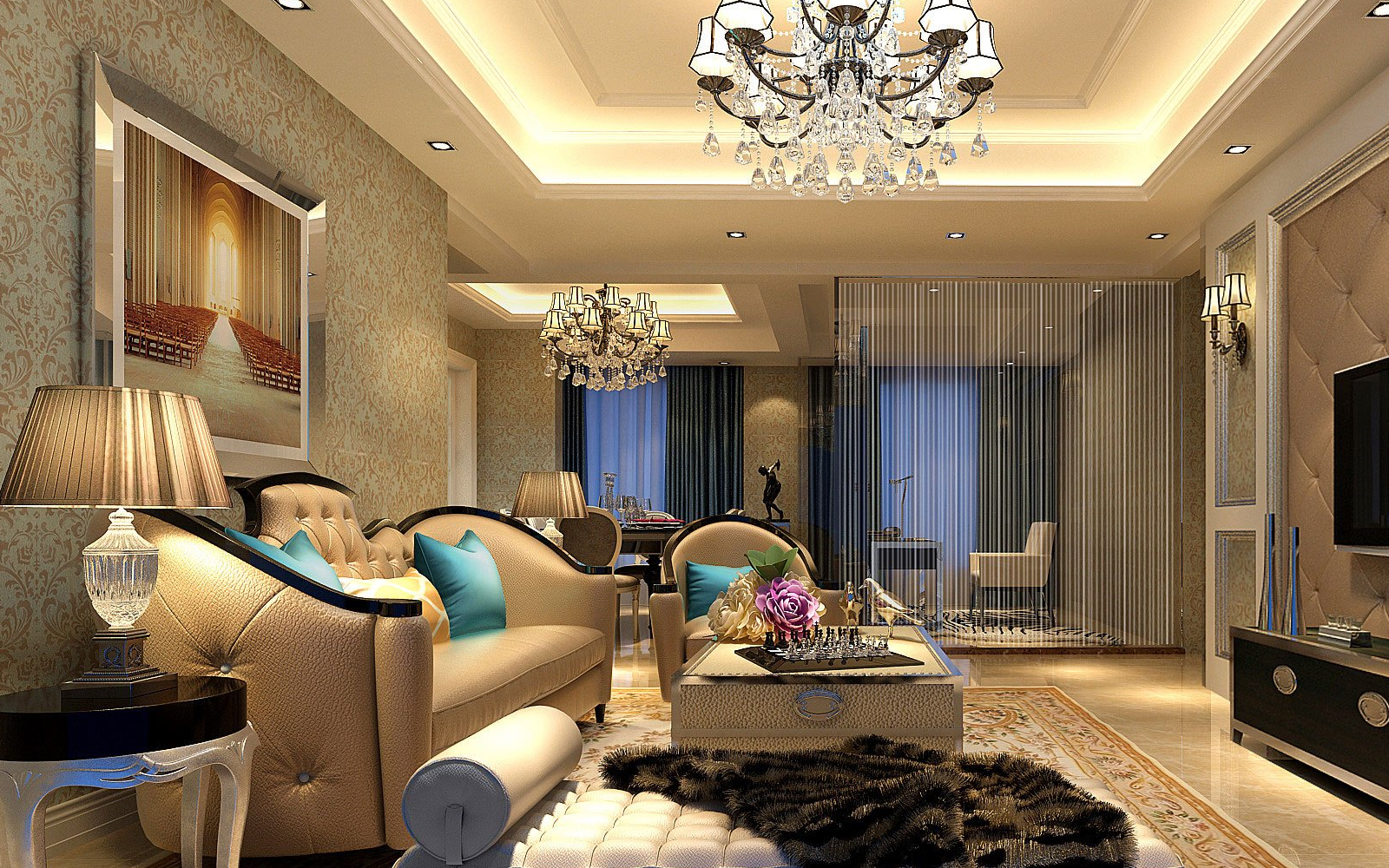 这才是简欧风格的正确打开方式,万达小区138平简欧风格设计!