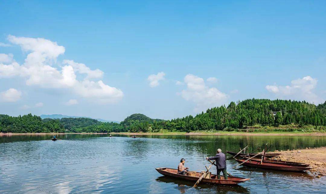 岳池:天平镇八块田_田村_村子_水库