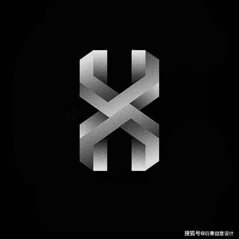 【字体设计】矛盾空间英文字母