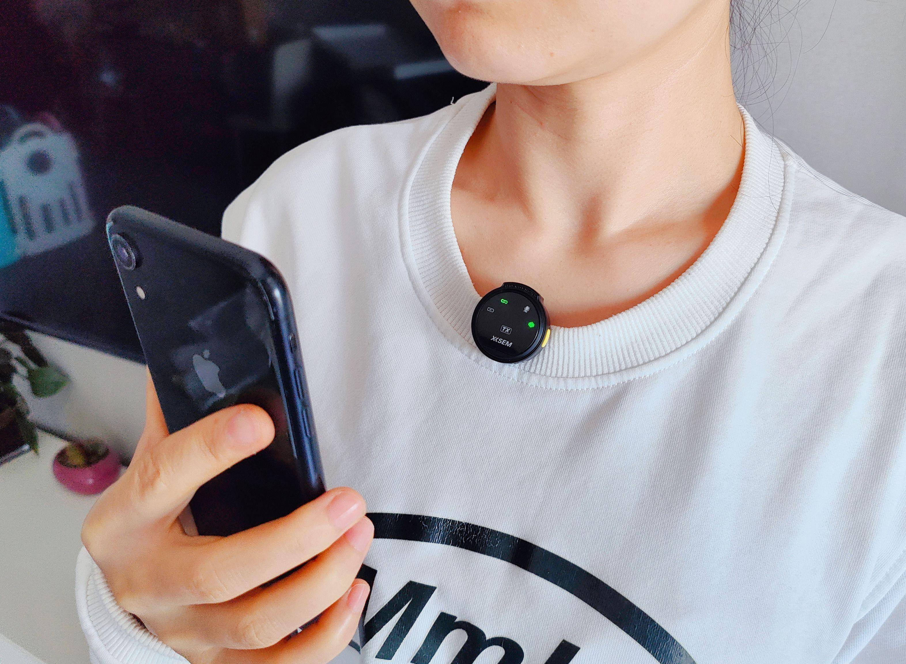 西圣Mike无线领夹麦克风:精致设计与卓越性能的完美结合