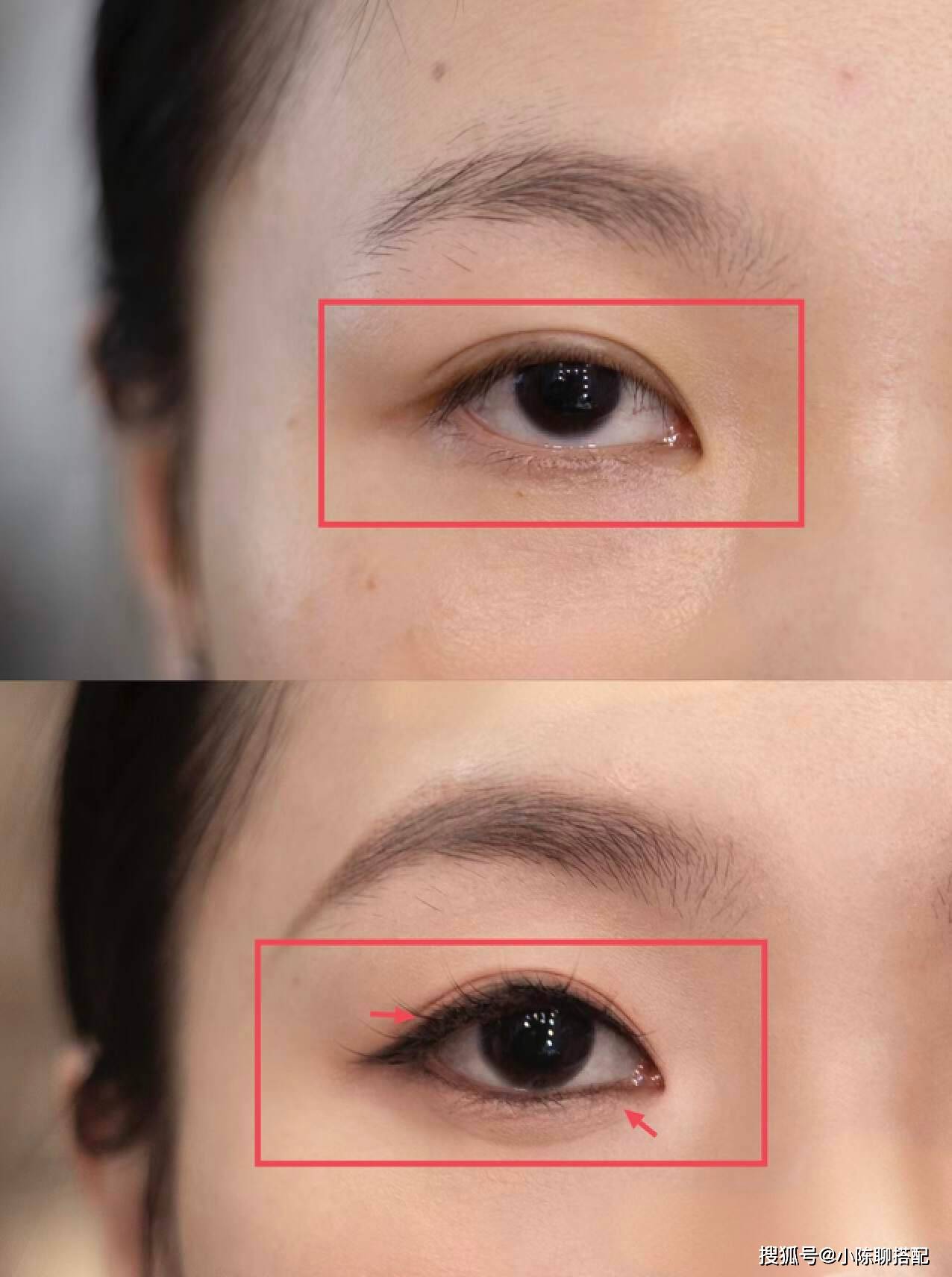 “三白眼”对颜值影响究竟有多大?看以下几组对比图就懂,太凶狠_眼睛_瞳仁_眼线