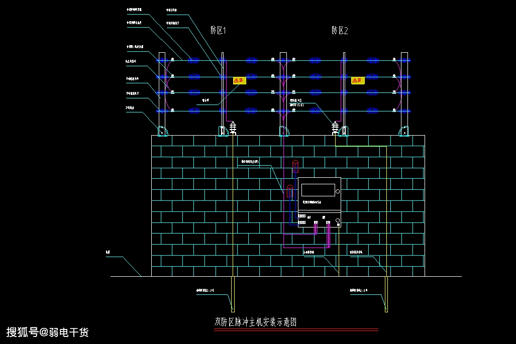 cad围栏平面图怎么画图片