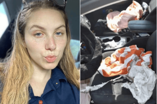 安全气囊爆开 女子车祸 金属碎片插脸惨死