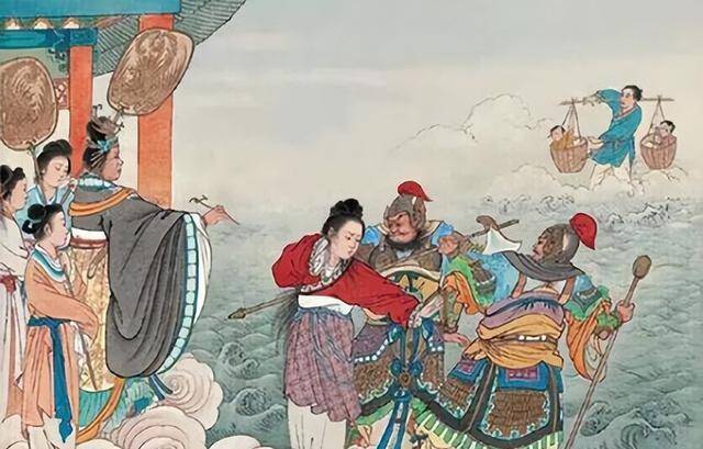 "贱妾茕茕守空房,忧来思君不敢忘,不觉泪下沾衣裳……牵牛织女遥相望