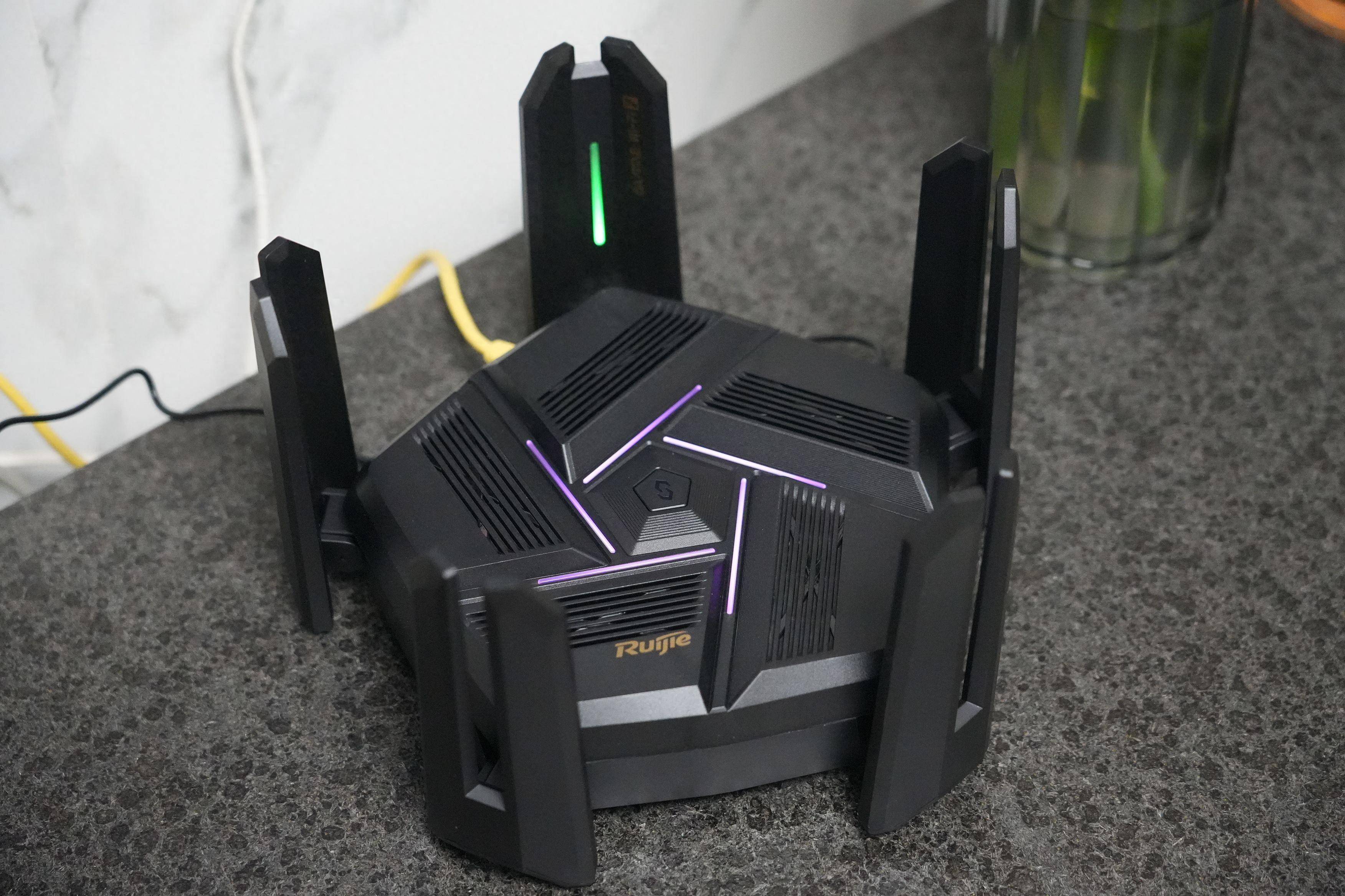 极速游戏体验:锐捷天蝎BE72 Pro Wi-Fi7电竞路由器你的电竞新伙伴