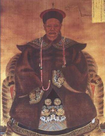 爱新觉罗·豪格画像且说天聪九年(公元1635年),又发生了一桩更糟乱的