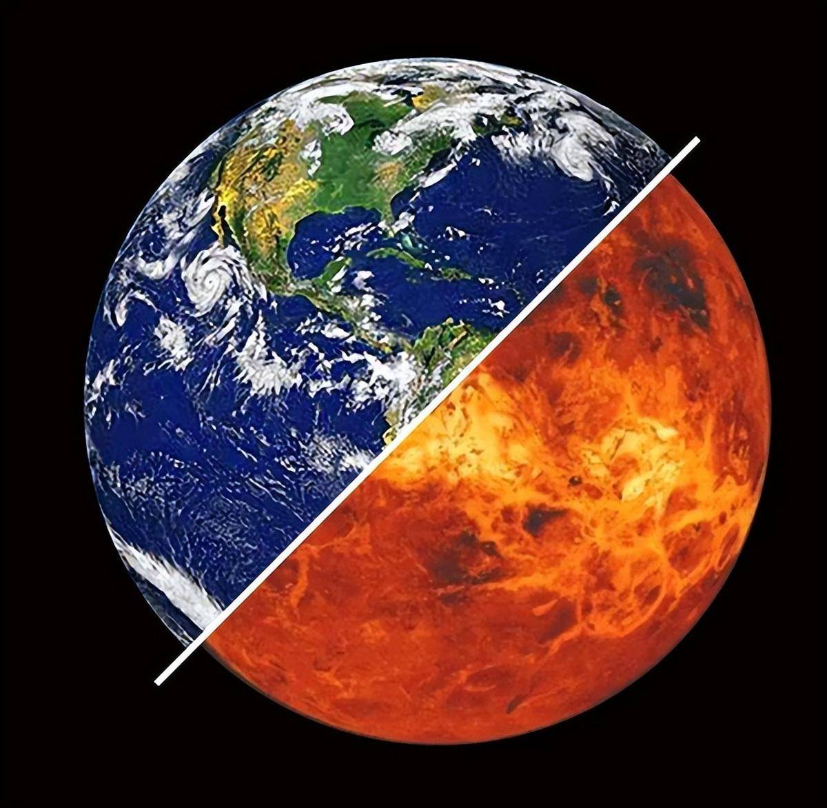 地球撞金星图片