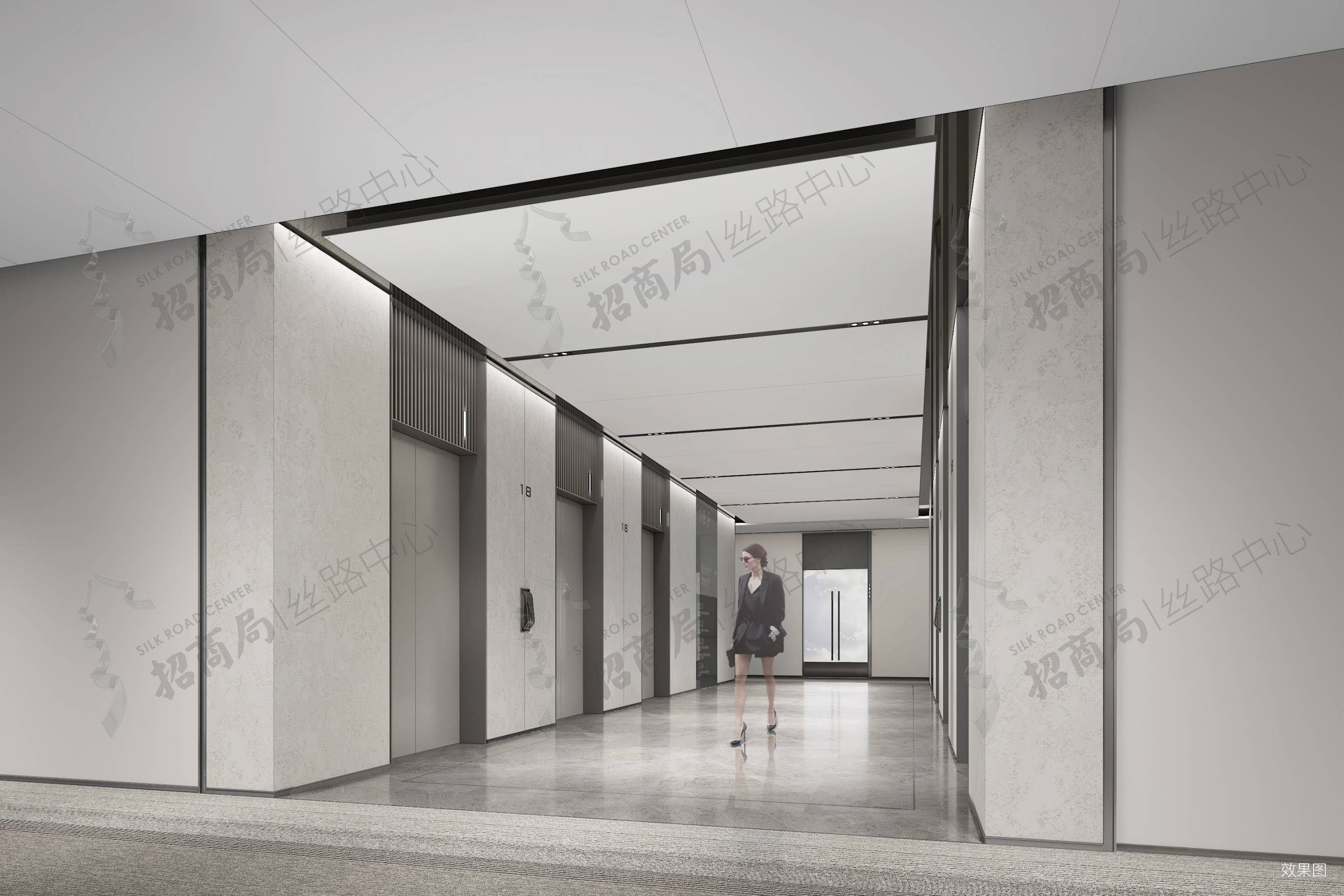 2.前瞻规划 同步国际品质办公,合理布局打造高端商务空间3.立体都会