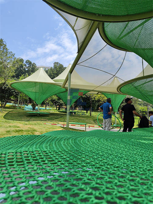 耗时半年,光明科学公园声浪艺术构架顺利完工,深圳新增一网红打卡点!