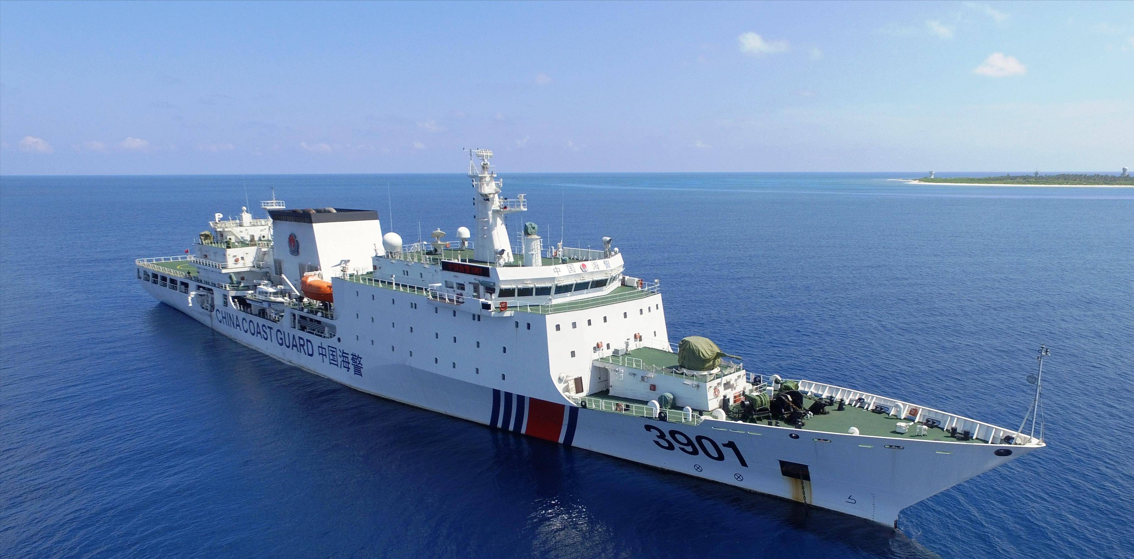 也明白大势已去,以自己的能力根本不可能同我国的大型船只进行对抗