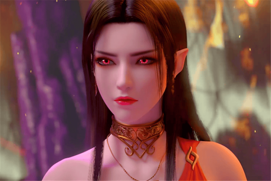 斗破苍穹中特别好看的3对姐妹花:5人都喜欢萧炎,1人爱上海波东_美杜莎