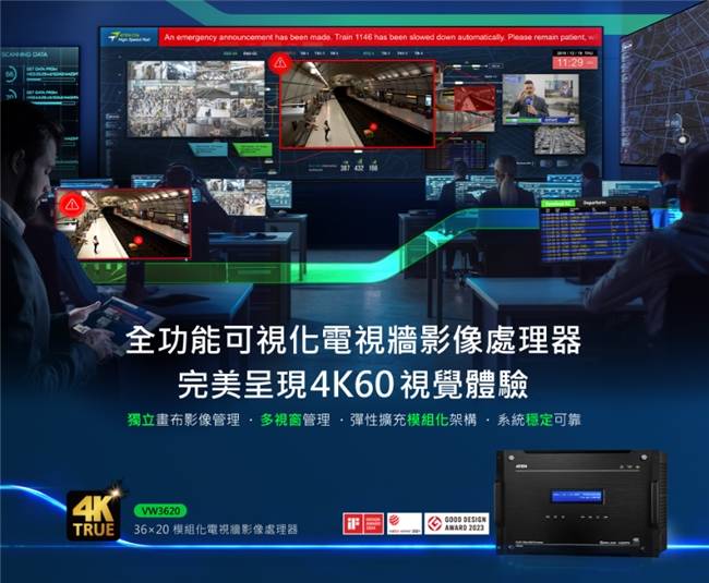 aten宏正旗舰电视墙影像处理器亮相,全功能可视化呈现完美视觉体验