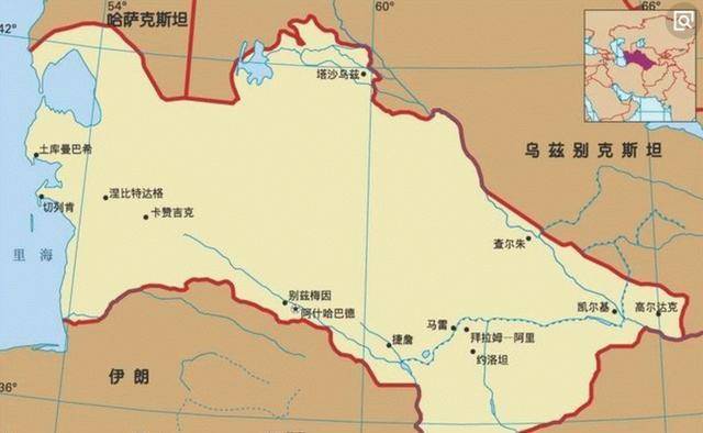 土库曼斯坦是亚洲中亚地区的内陆小国,国土面积49万平方公里,人口只有