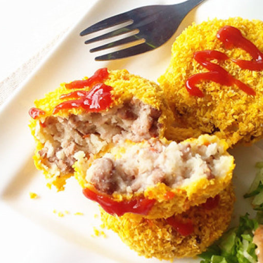 土豆可乐饼,酥脆香糯,咬一口就上瘾!