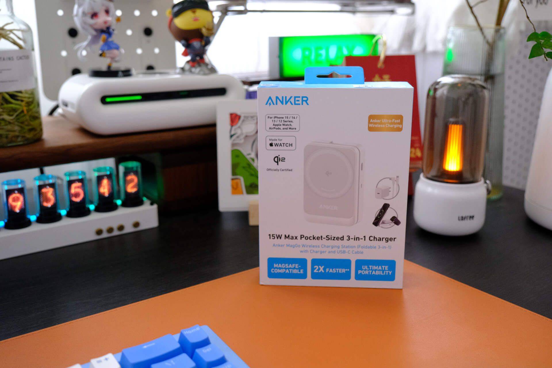 安克maggo三合一充电器轻松应对各种充电场景