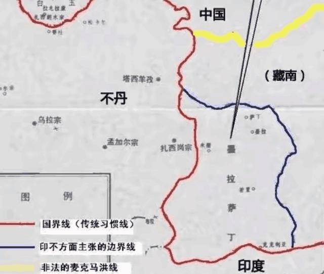 被不丹非法占据70余年的墨拉萨丁,地理位置很重要