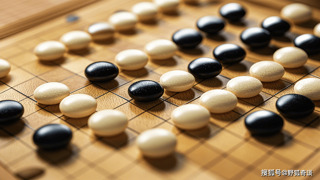 围棋意境 对弈图片