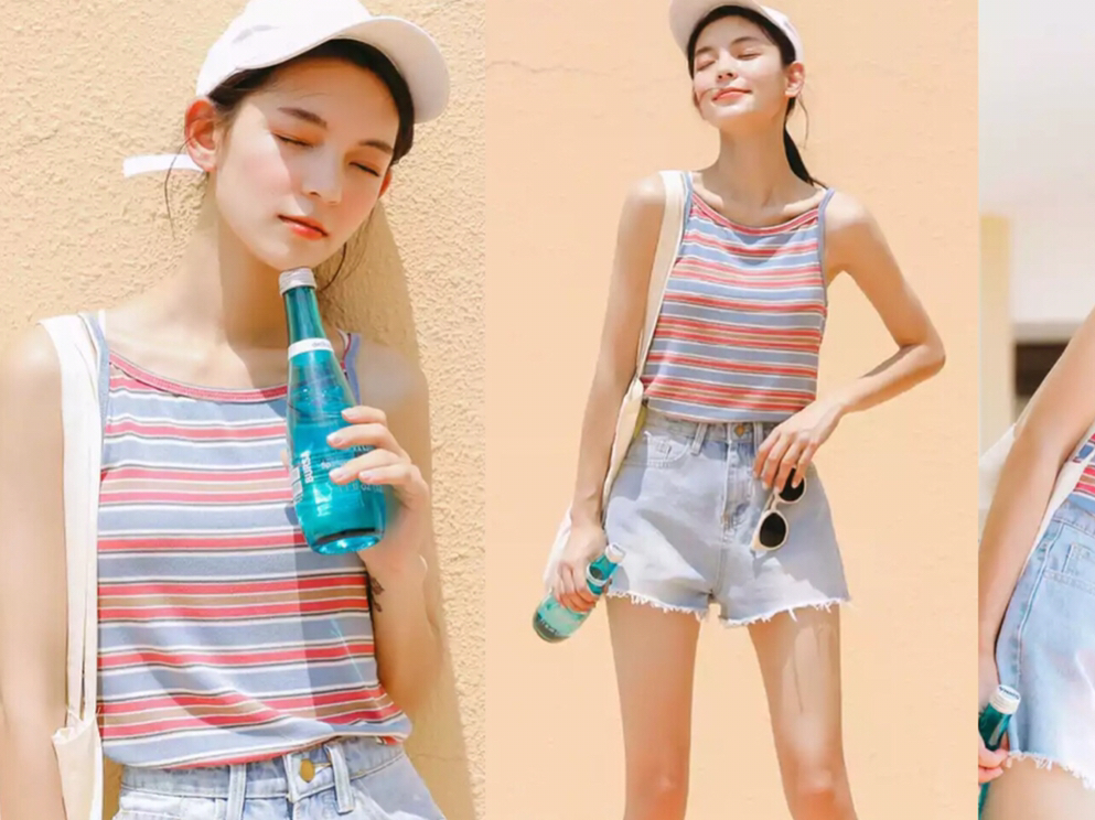 吊带衫不好看?只是你没有穿对,学会这4款搭配让你变美