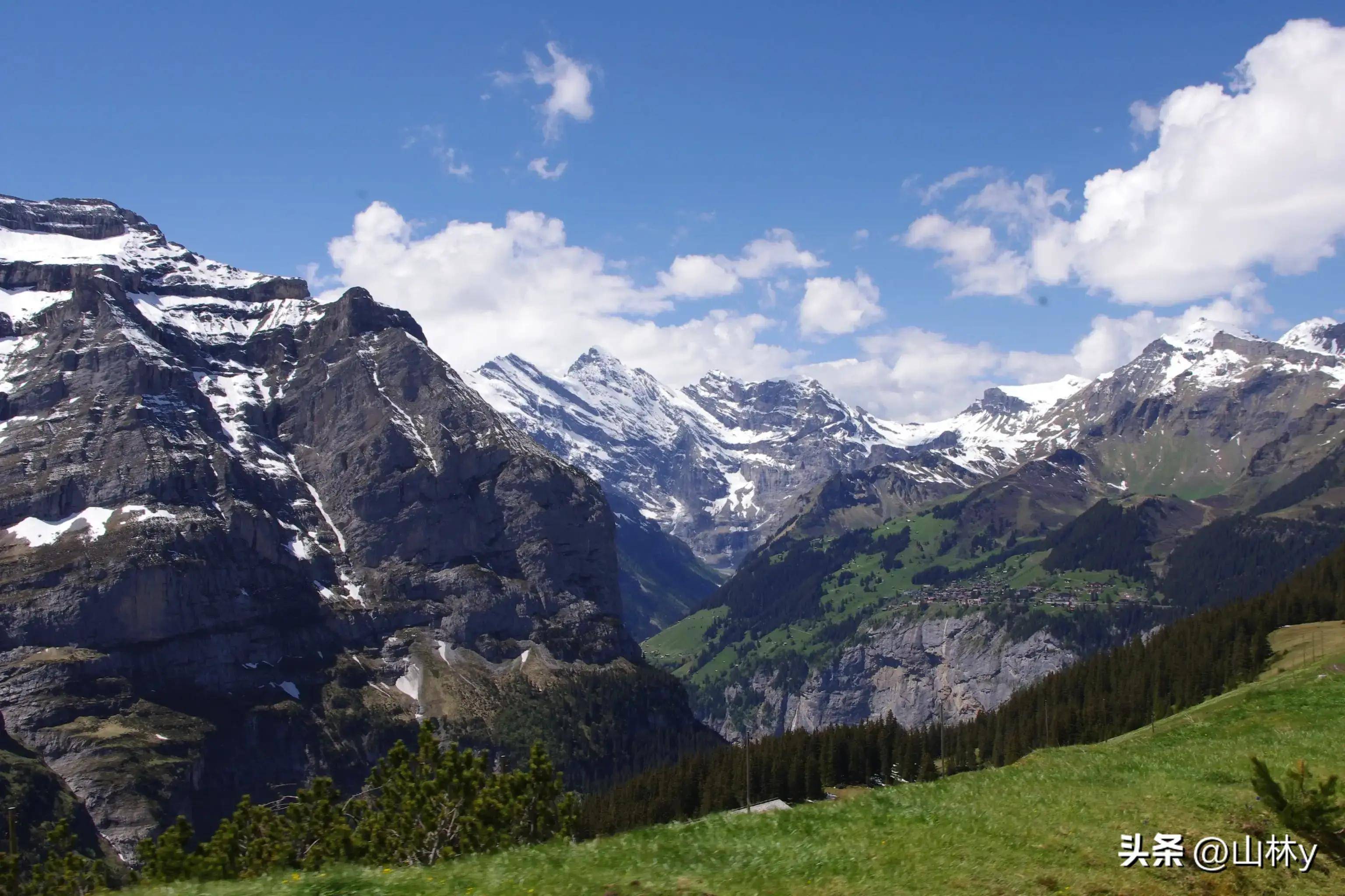 瑞士风光,风景优美,景色迷人