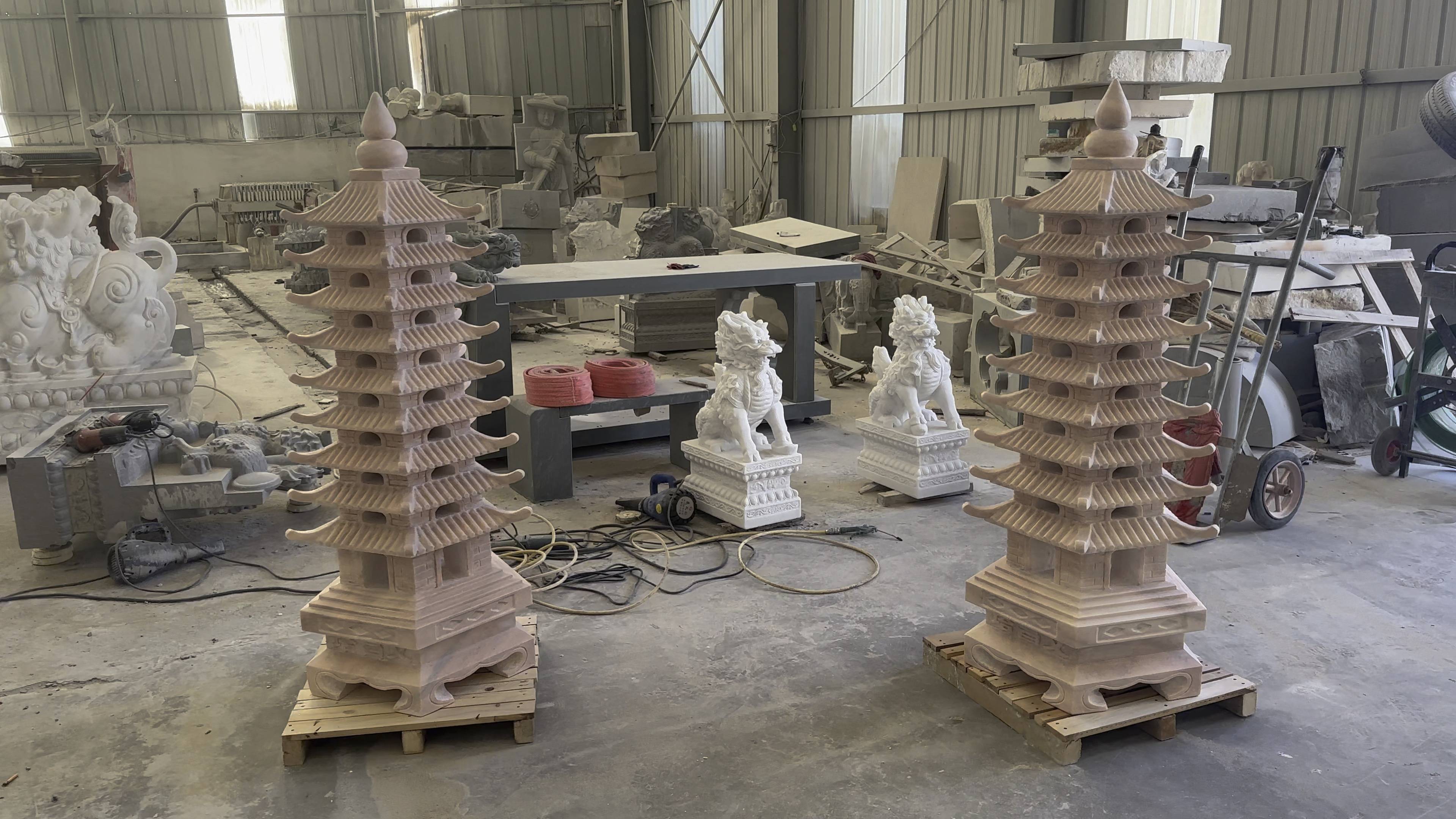 石雕塔的建筑与风格