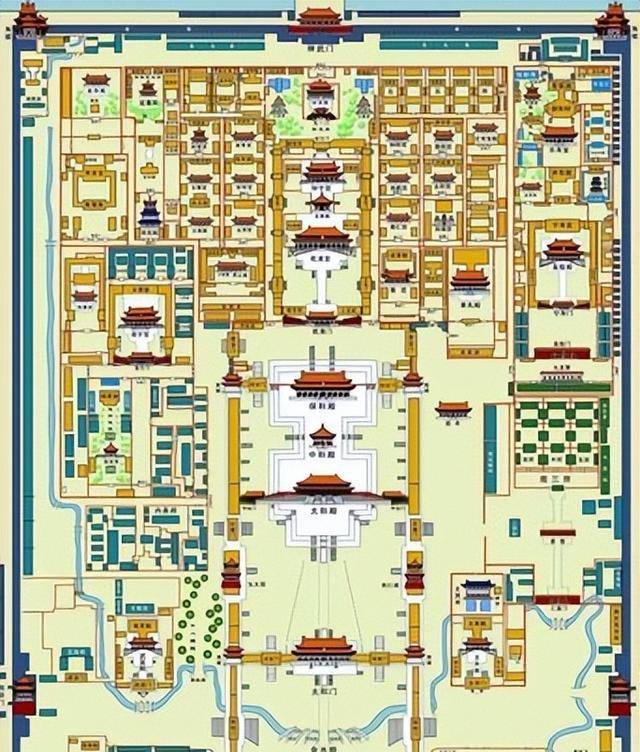 延禧宫平面图图片