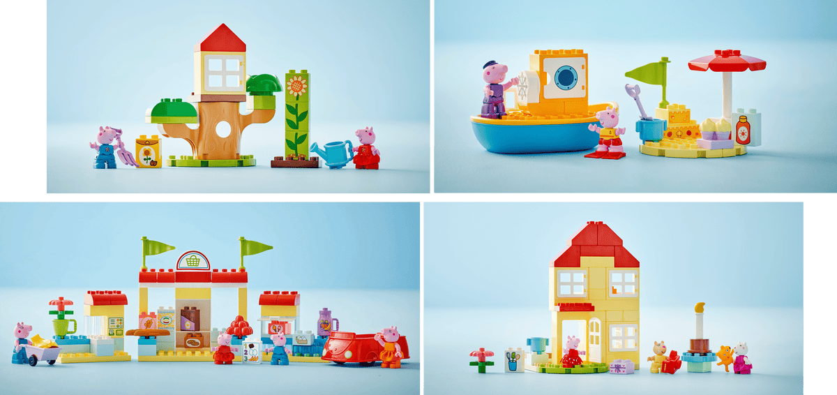 乐高集团与孩之宝公司合作推出全新小猪佩奇系列产品