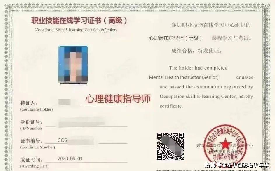 教育部直属部门发证:心理健康指导师(高级)2024报考指南