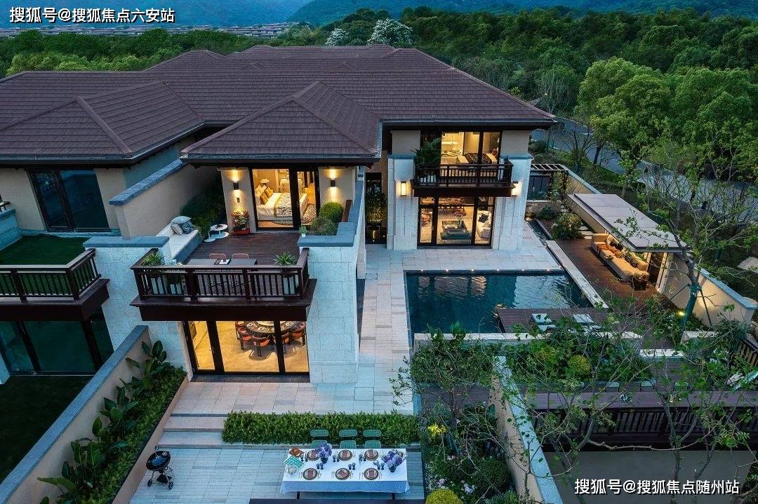 富春山居泉水湾-万科公望售楼处-富春江畔-山水城市院落-中式别墅