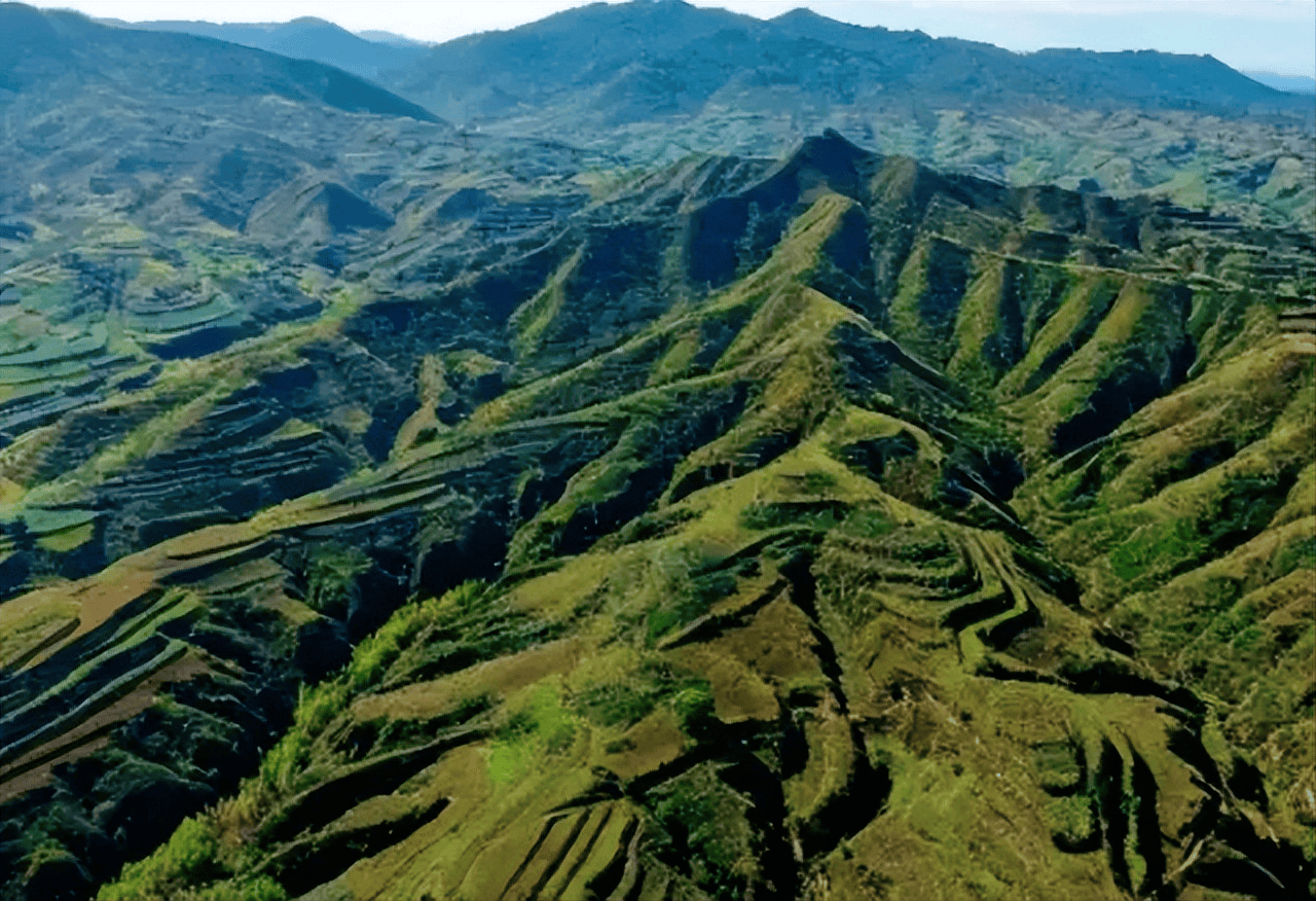 黄土高原美景图片